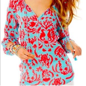 Lilly Etta Top Don't Be Shellfish 🦞